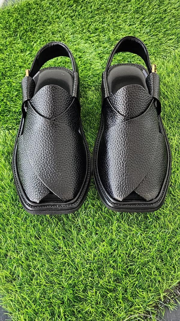 Smart Zalmi peshawari chappal (Brown Takidar) - Image 4