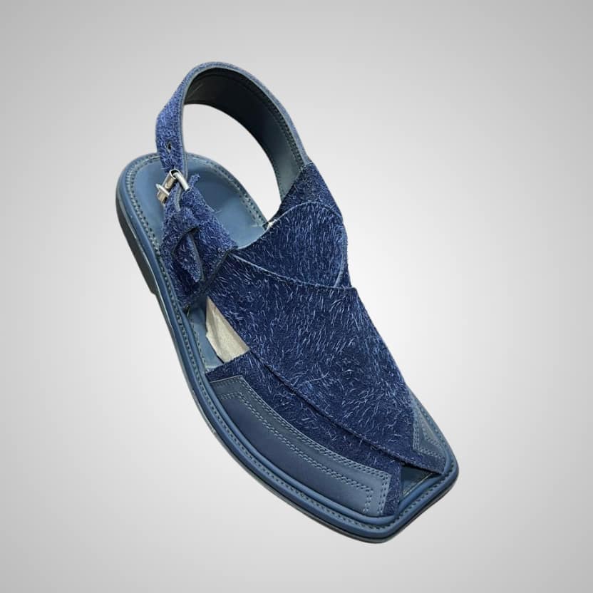Smart Kaptaan Peshawari chappal (Blue) - Image 2