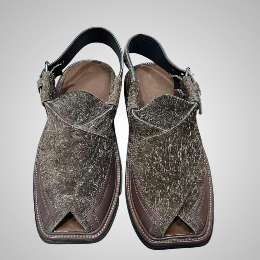 Charsadda Peshawari Golti Chappal Brown - Image 3
