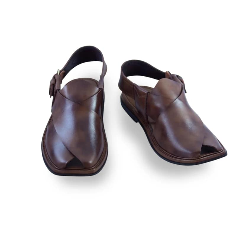 Charsadda peshawari Golti (two-tone) Brown - Image 2