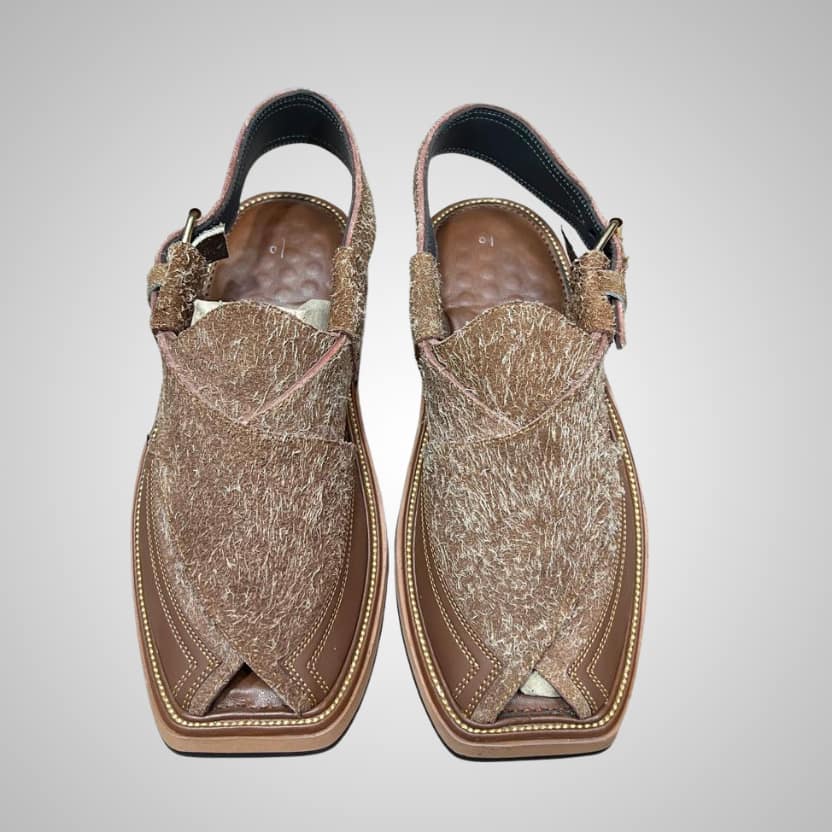 Charsadda Peshawari Golti Chappal Brown - Image 2
