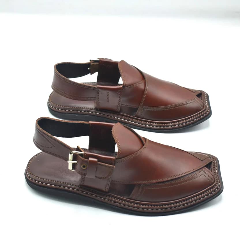 Charsadda peshawari Chappal Top Gear Classic (Burgundy) - Image 2